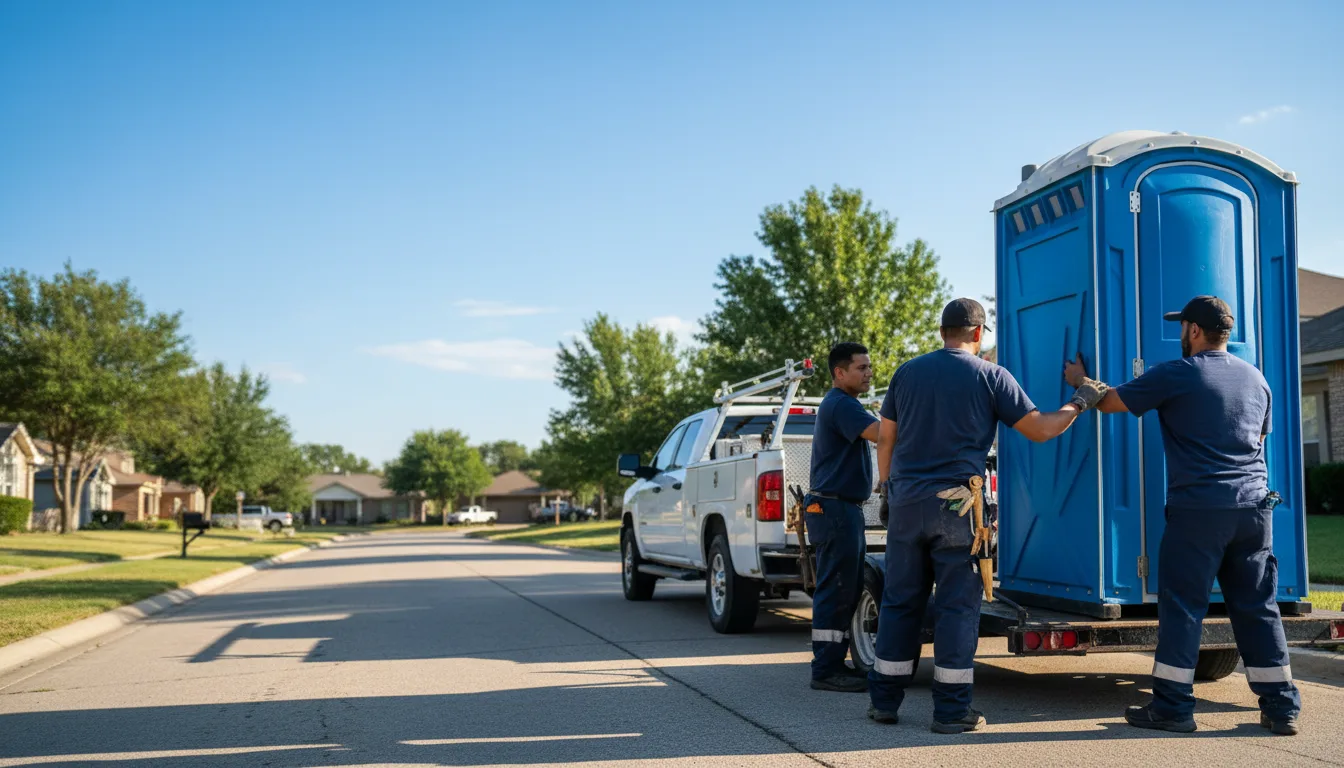 Portable Toilet Rental in Holland, TX near me
